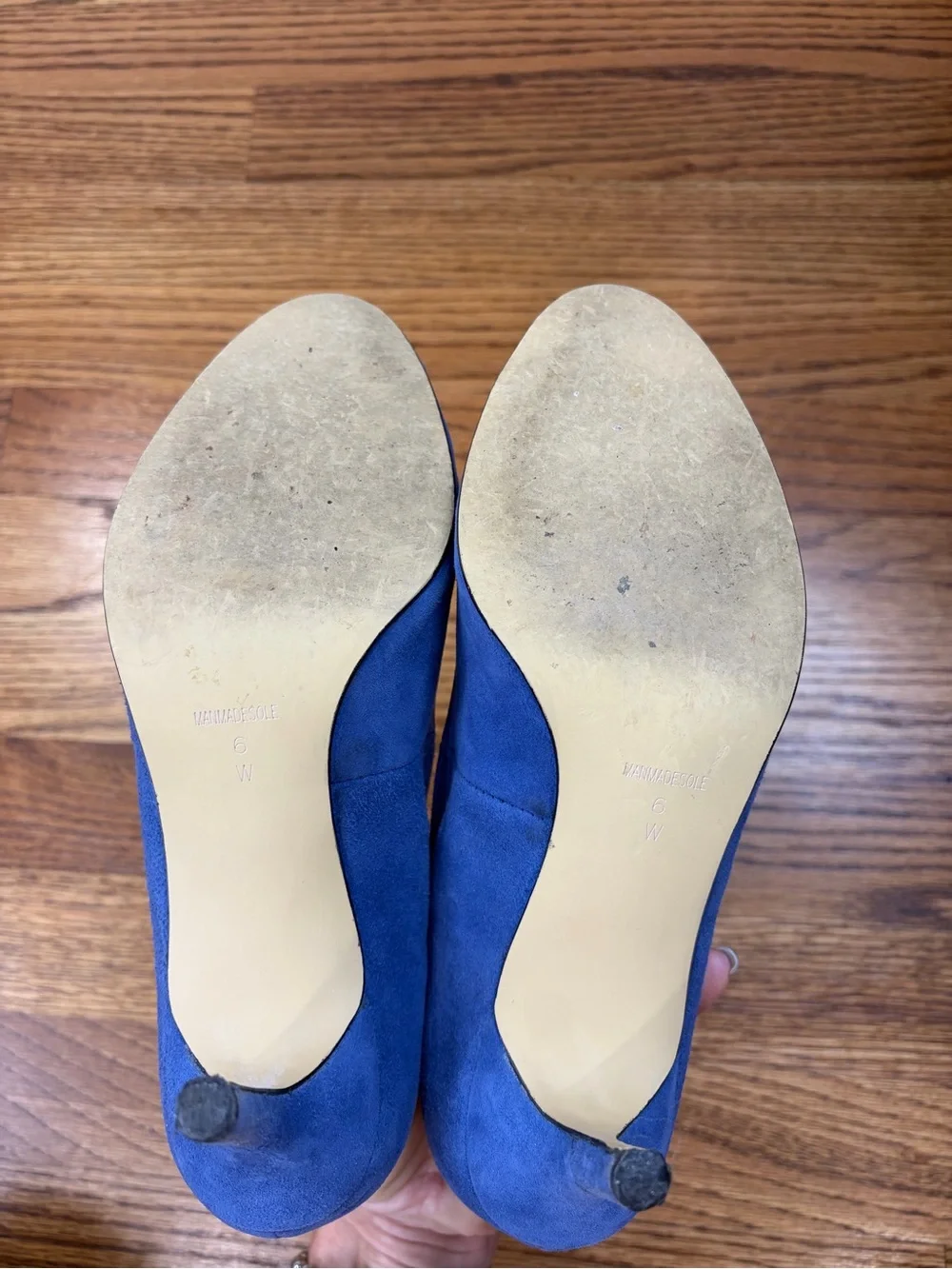 VANELI Blue Suede Pumps (6W)